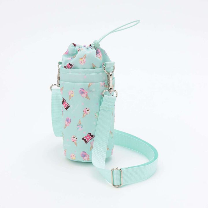 [Baskin-Robbins] Shoulder Bag with Bottle Holder,Emerald green, medium image number 9
