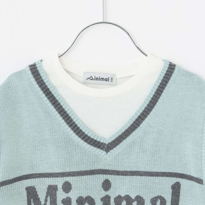 Arael Vest Layered T-Shirt,Lavender, medium image number 14