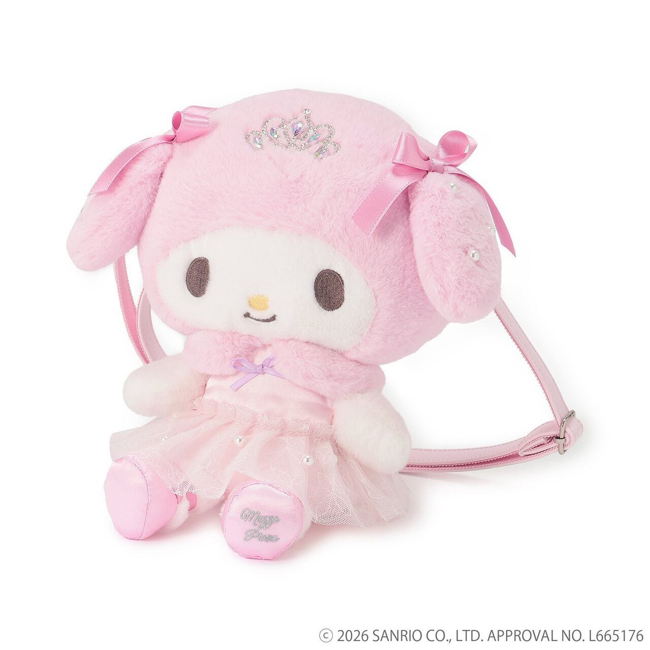 [My Melody/My Sweet Piano] Plush Shoulder Bag,Pink, large image number 2