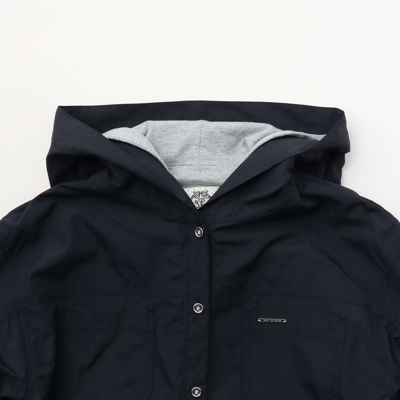 [130cm有] UV防護&middot;防潑水&middot;花粉防護連帽外套內裡3WAY短夾克,米白色, large image number 5