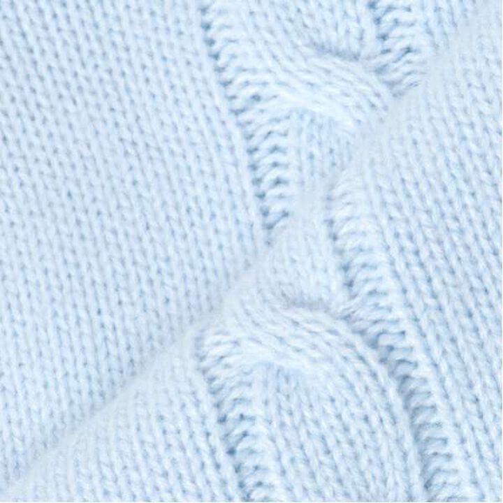 W Zip Ribbon Cardigan,Sax blue, medium image number 12