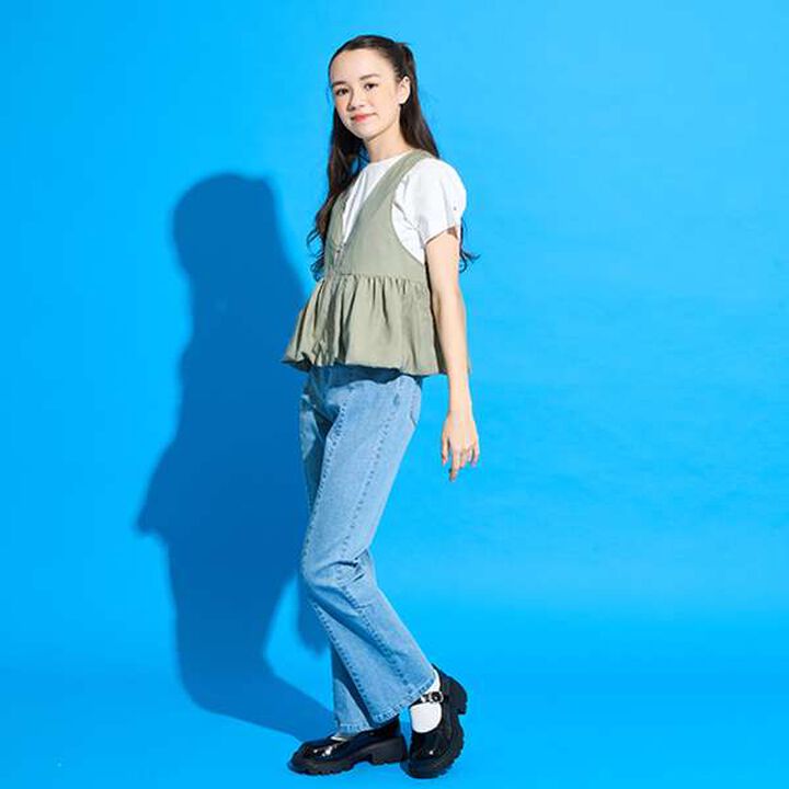 [AMI] Denim Flare Pants,Black, medium image number 3