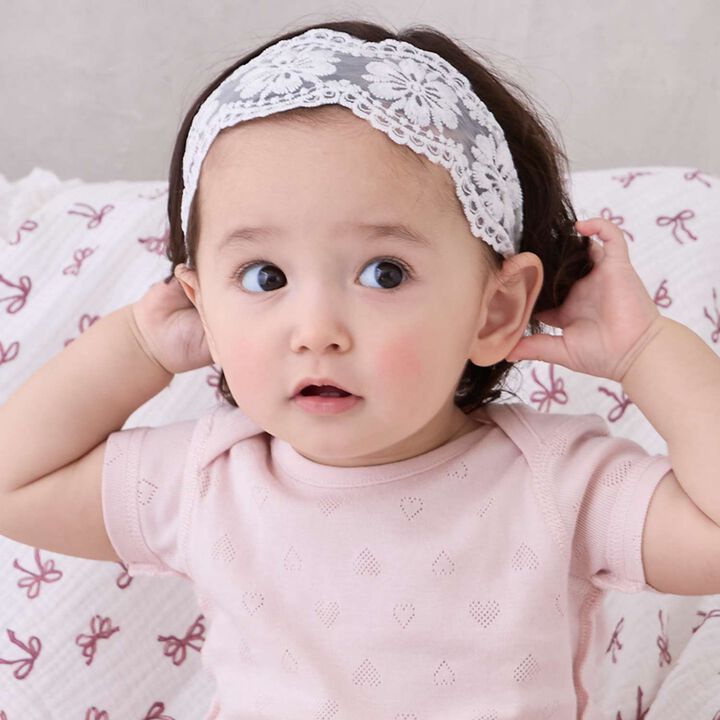 Lace Headband,Ivory, medium image number 0