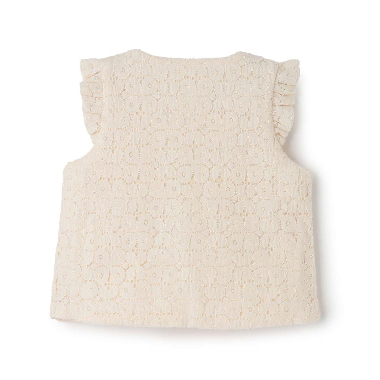 Irish Vest [Organic] [Made in Japan],Pearl white, large image number 1