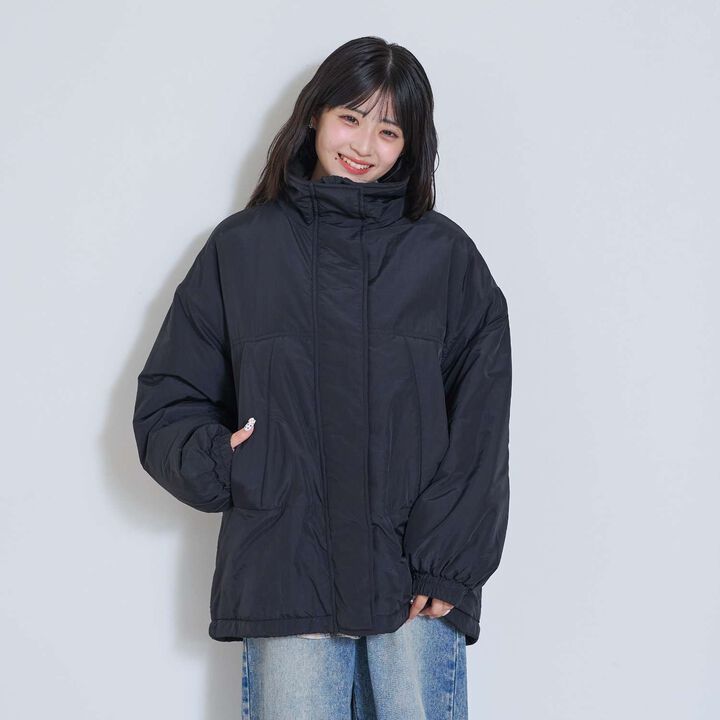 Fleece-Lined Monster Coat,Black, medium image number 0
