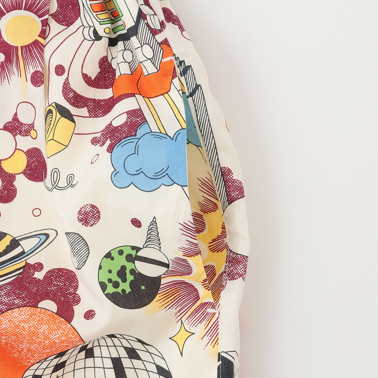 LUKEY S ROBOT Adult Tuck Pants,Multi color, large image number 4