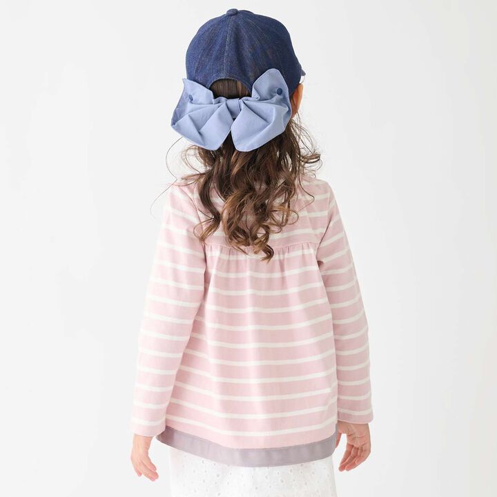 Clothing Motif Long-Sleeve T-Shirt,Navy, medium image number 1