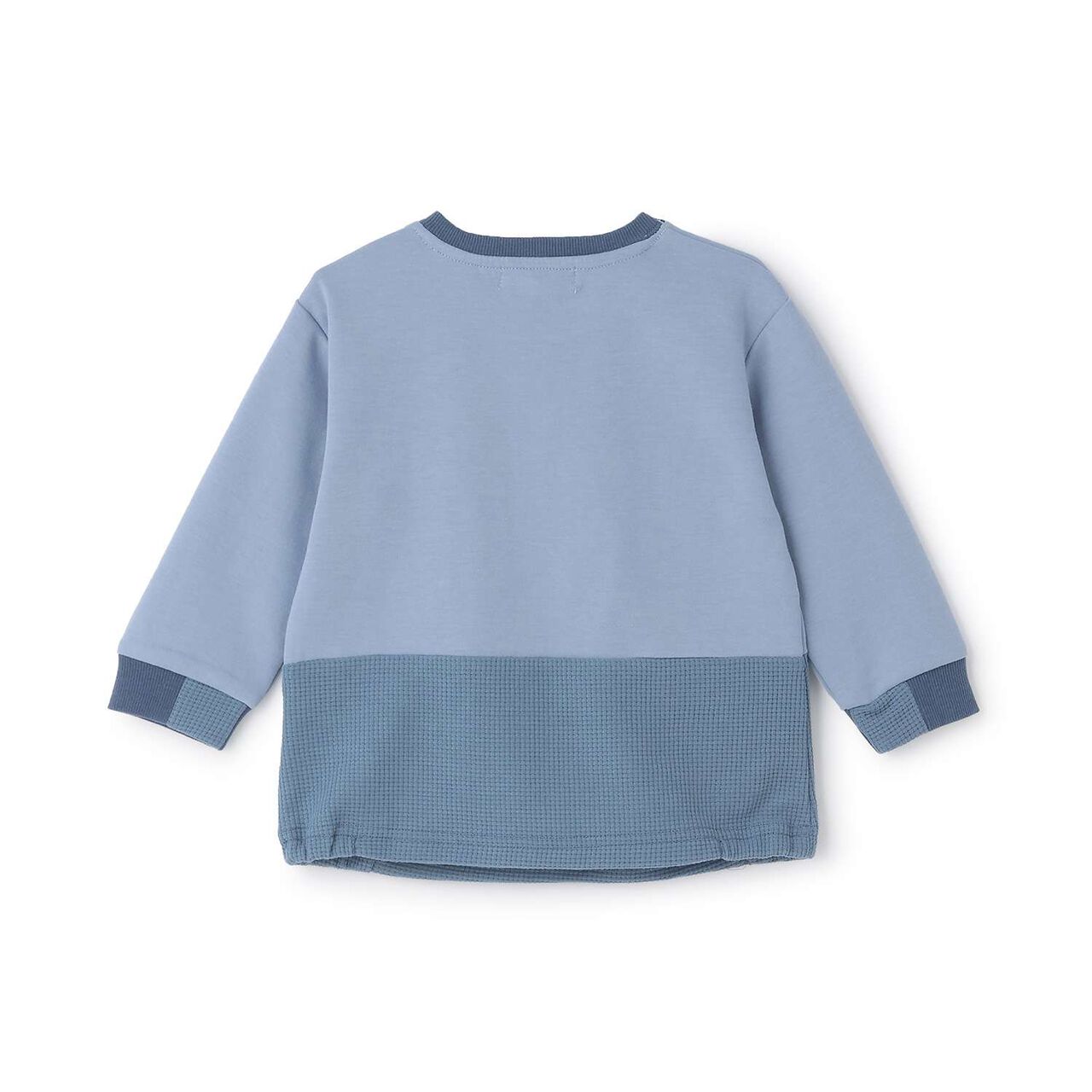 Mixed-Material Sweatshirt,Gray, large image number 1