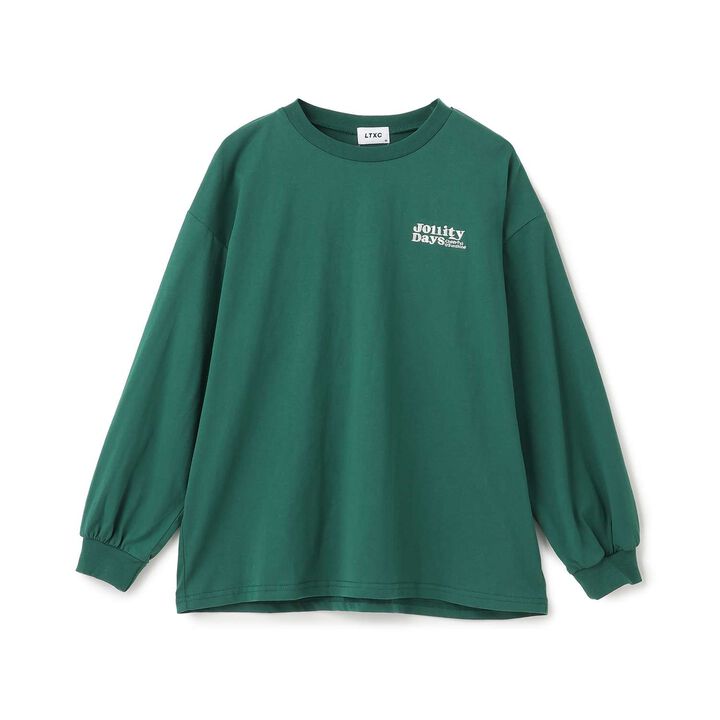 [100% Cotton] Animal Motif Long-Sleeve T-Shirt,Off white, medium image number 20