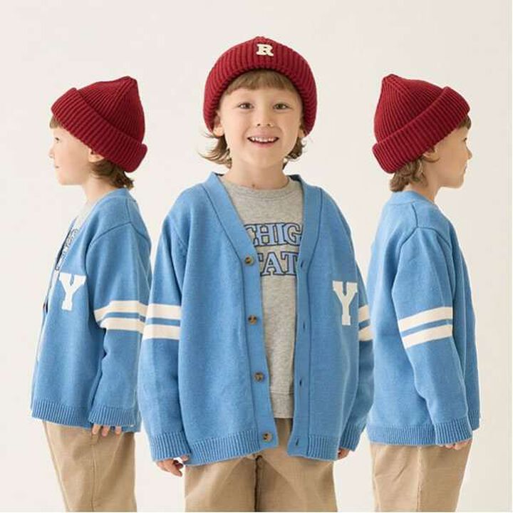 Appliqu&eacute; Knit Cardigan,Green, medium image number 20