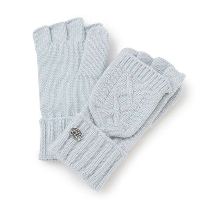 Cable Gloves,Off white, medium image number 7