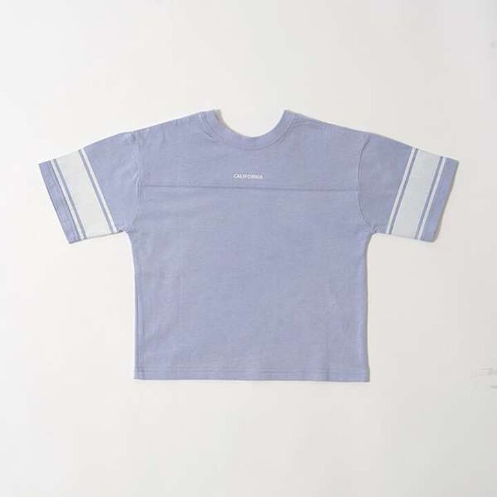 [Cool Touch] Either Way Is Fine! Sleeve Line Print Short Sleeve T-Shirt,Orange, medium image number 13