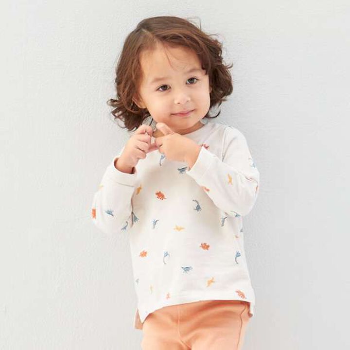Affordable BOYS Long-Sleeve T-Shirt,Peach, medium image number 28