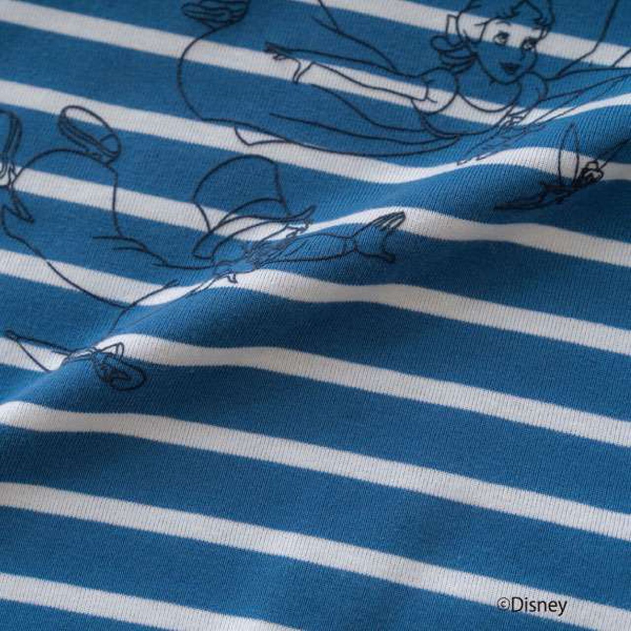 [Disney] Peter Pan / Bubble Print Short Sleeve T-Shirt,Blue, large image number 10