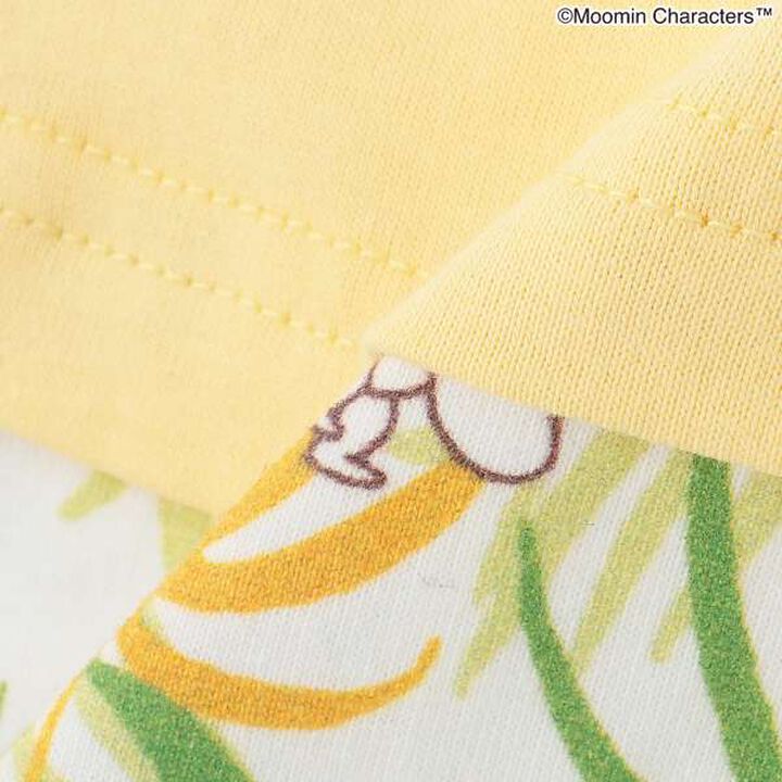 MOOMIN/Jungle Pattern Short-Sleeve Coverall,Cream, medium image number 7