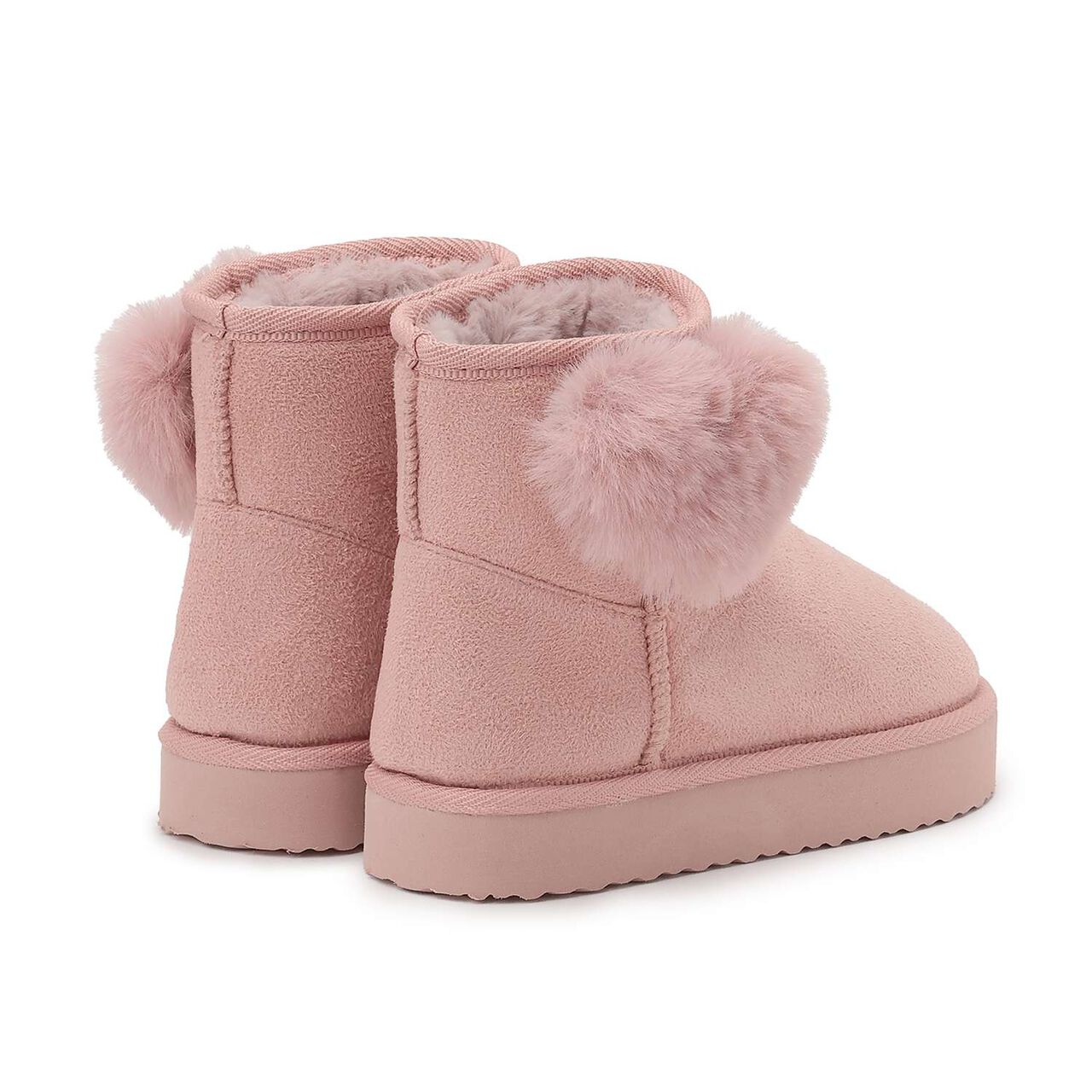 Sheepskin Boots with Heart Detail,Camel, large image number 13