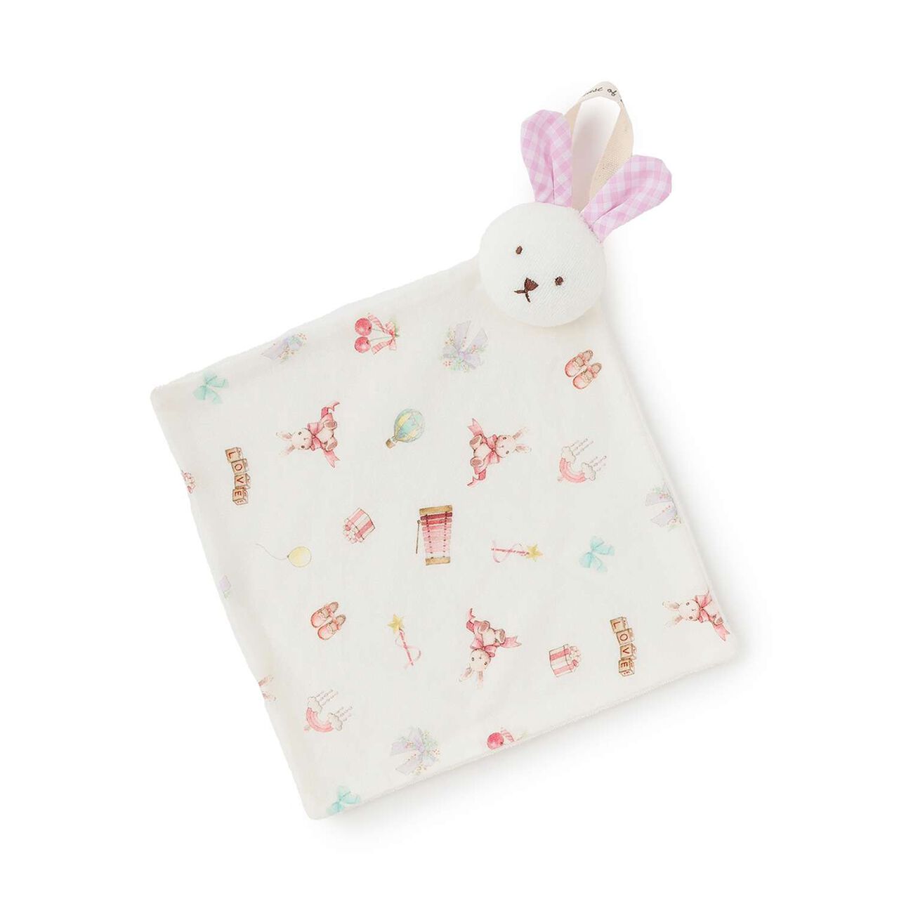 TOYS Mascot Handkerchief Towel [Made in Japan],Pink, large image number 0