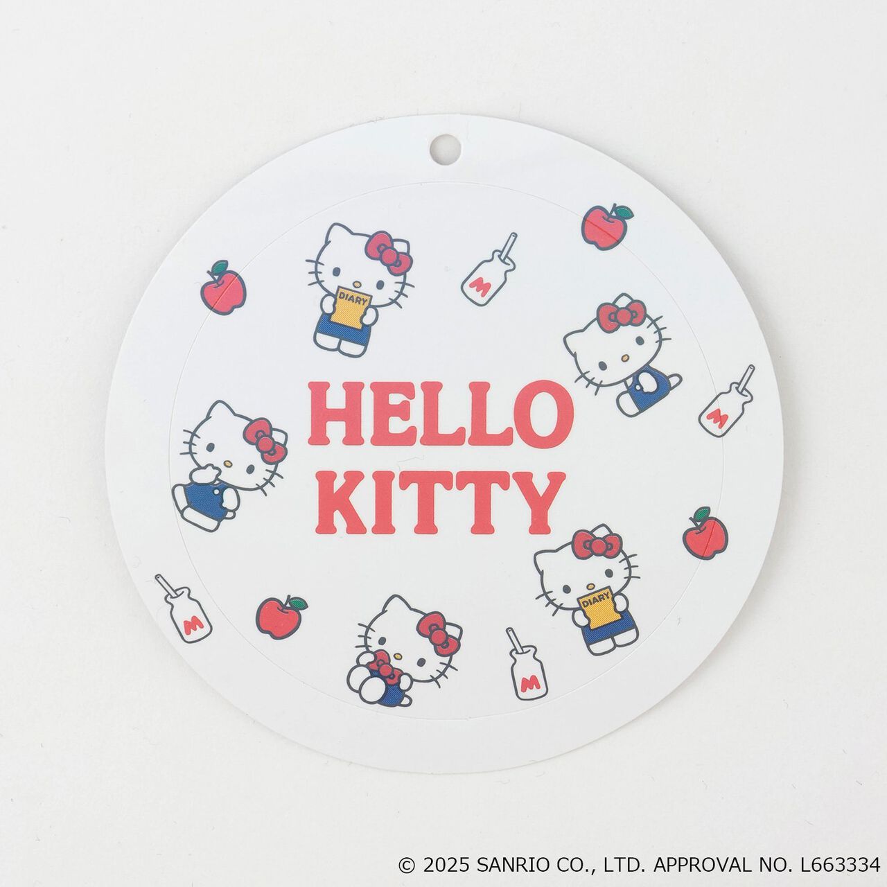 [Sanrio Characters] Sparkling Face Mirror Charm,Yellow, large image number 7
