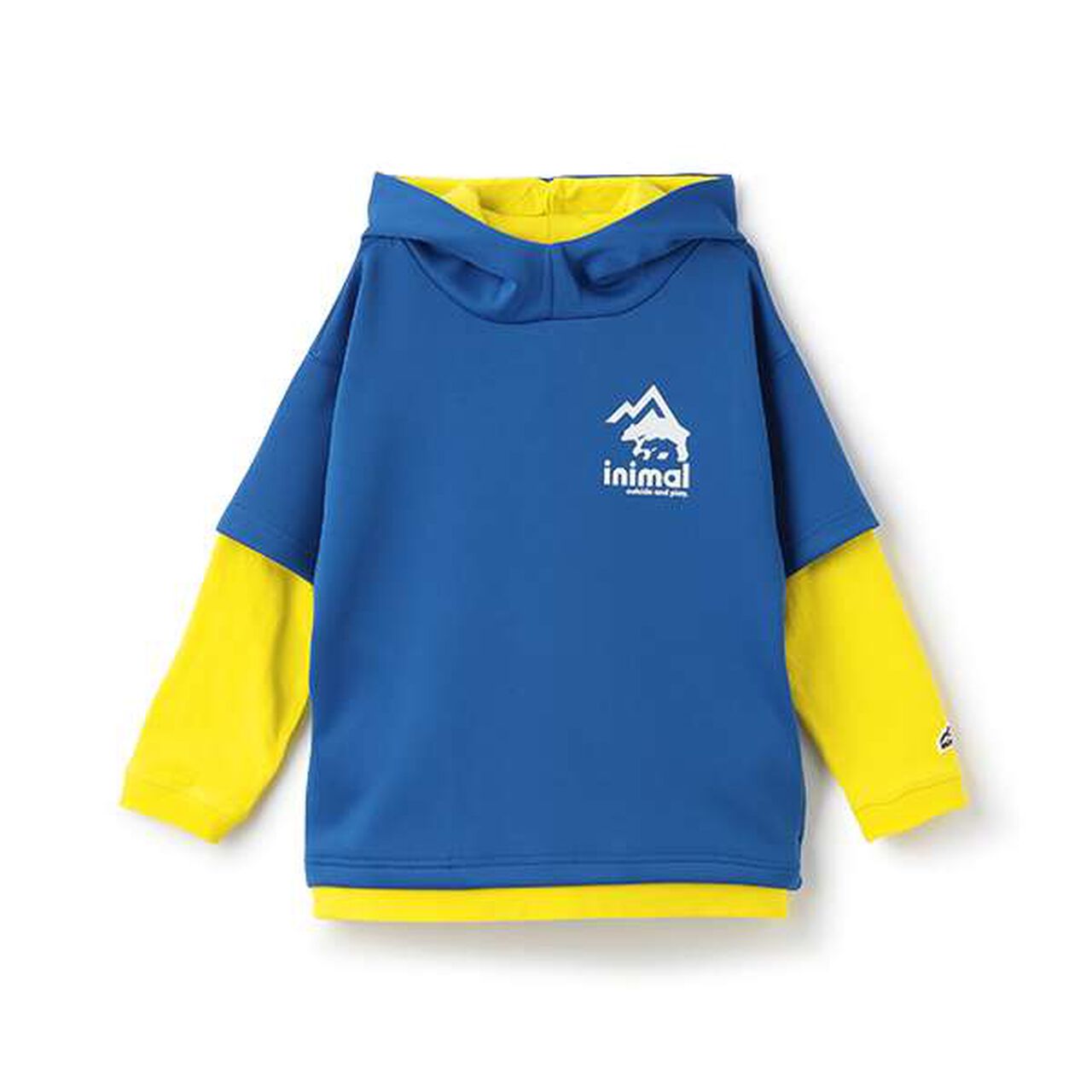 [Water-Repellent] Ponte Fake Layered T Parka,Blue, large image number 4