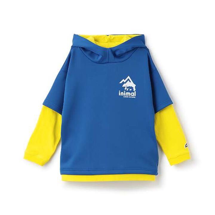 [Water-Repellent] Ponte Fake Layered T Parka,Blue, medium image number 4