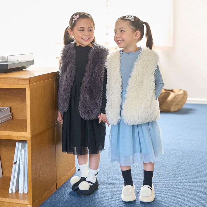 Fluffy and Soft Halloween Fur Vest,Mint, medium image number 33