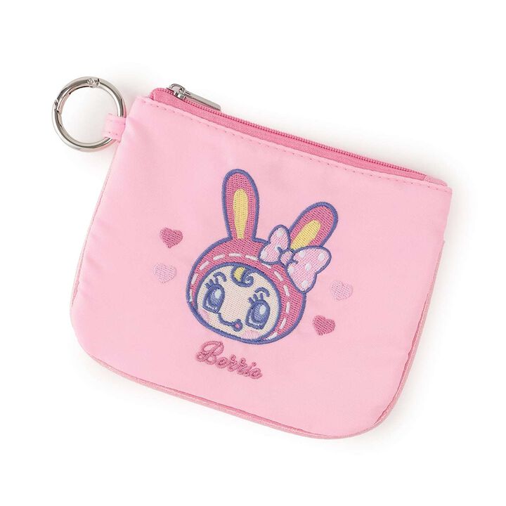 Flat Embroidered Pouch [Berrie-chan] [Mr. Nakamura] [Blueberrie-chan] [Debiry-chan],, medium