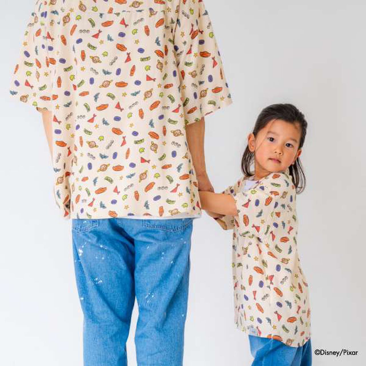 [Matching with Dad Outfit] Disney Kids Toy Story Pattern Shirt,Light gray, large image number 18
