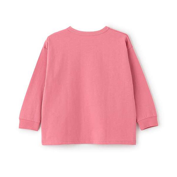 [365D.] Assorted Print Ribbed Sleeve Wide Long Sleeve T-Shirt,Beige, medium image number 3