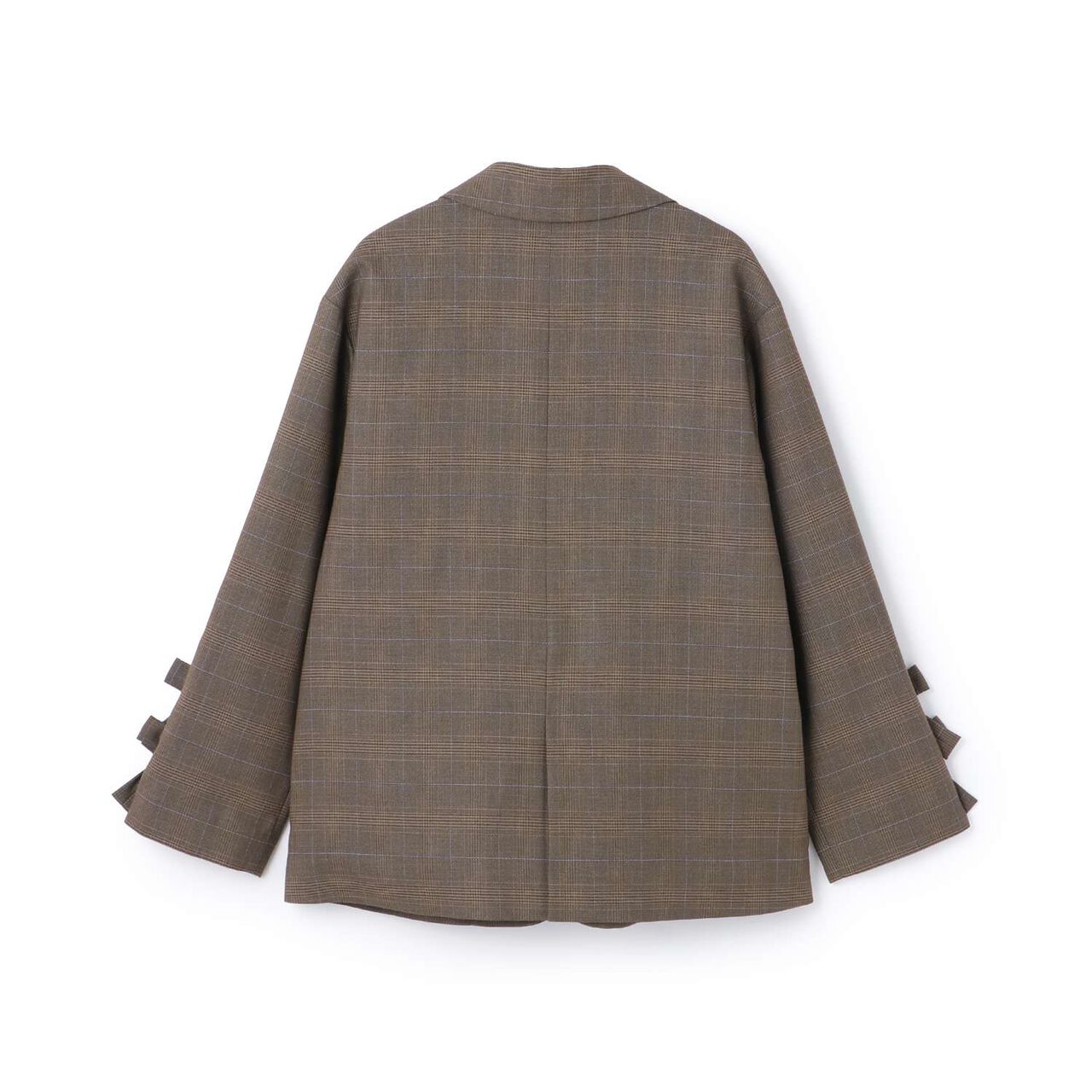 Tailored Ribbon Jacket,Brown, large image number 1