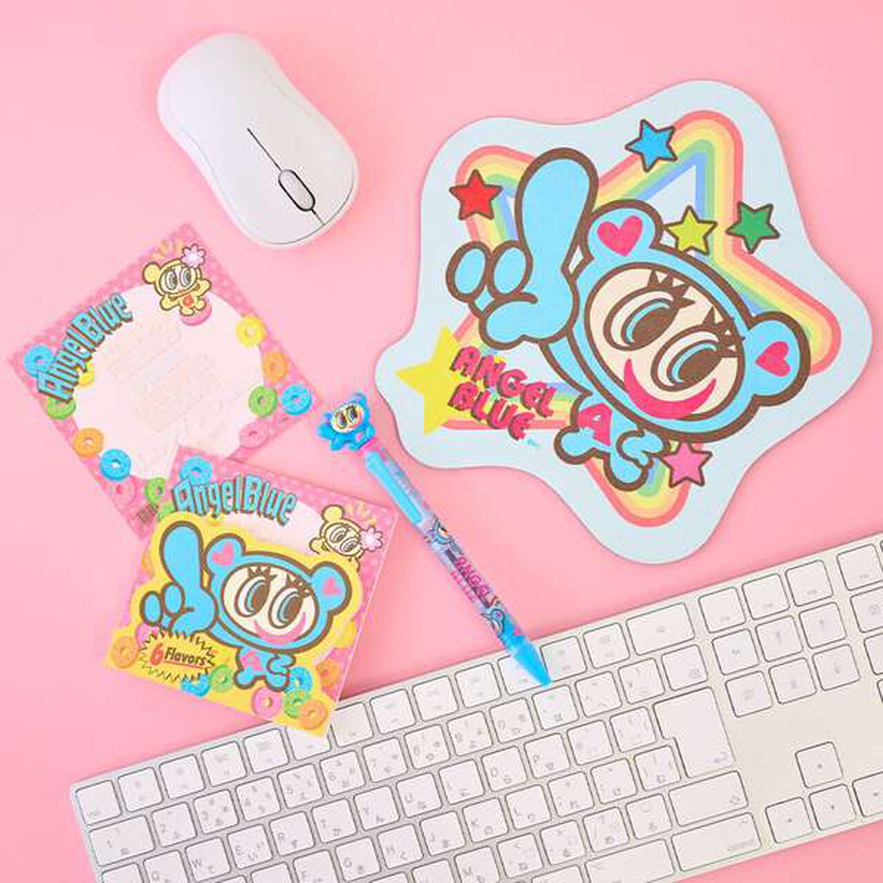 Mr. Nakamura Die-Cut Mouse Pad,Blue, large image number 5