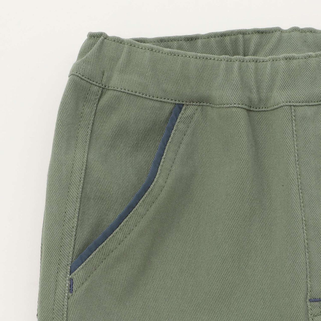 Dinosaur and Volcano Long-Length Tapered Pants,Mustard, large image number 3