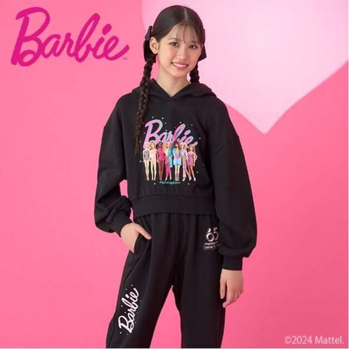 Barbie / Black Cropped Parka,Black, medium image number 15