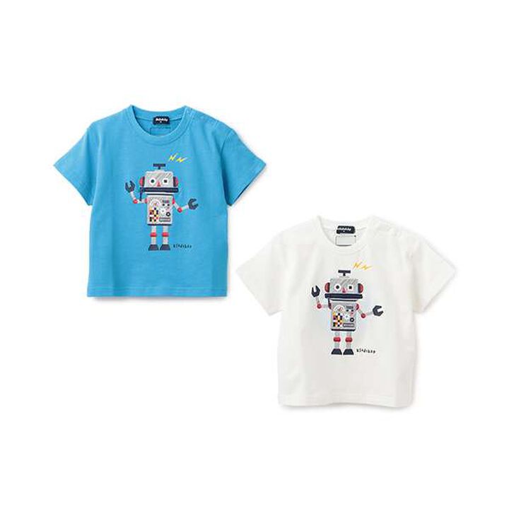 Robot Short Sleeve T-Shirt,Off white, medium image number 3