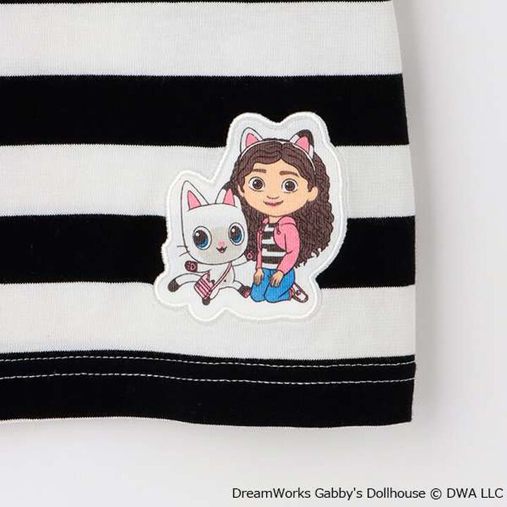 [Gabby] Striped T-Shirt,Black, medium image number 11