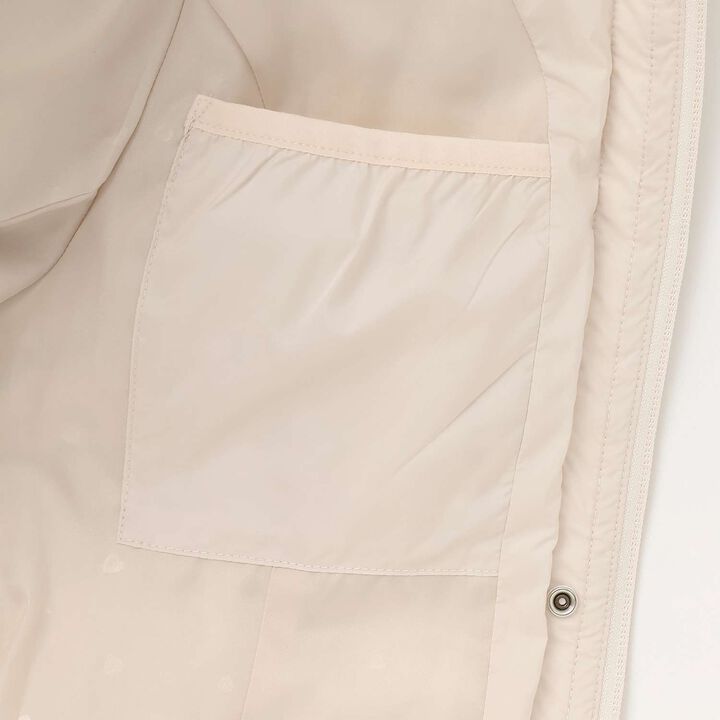 [Restock] Water-Repellent Long Down with Belt and Ribbon Pocket,Navy, medium image number 8