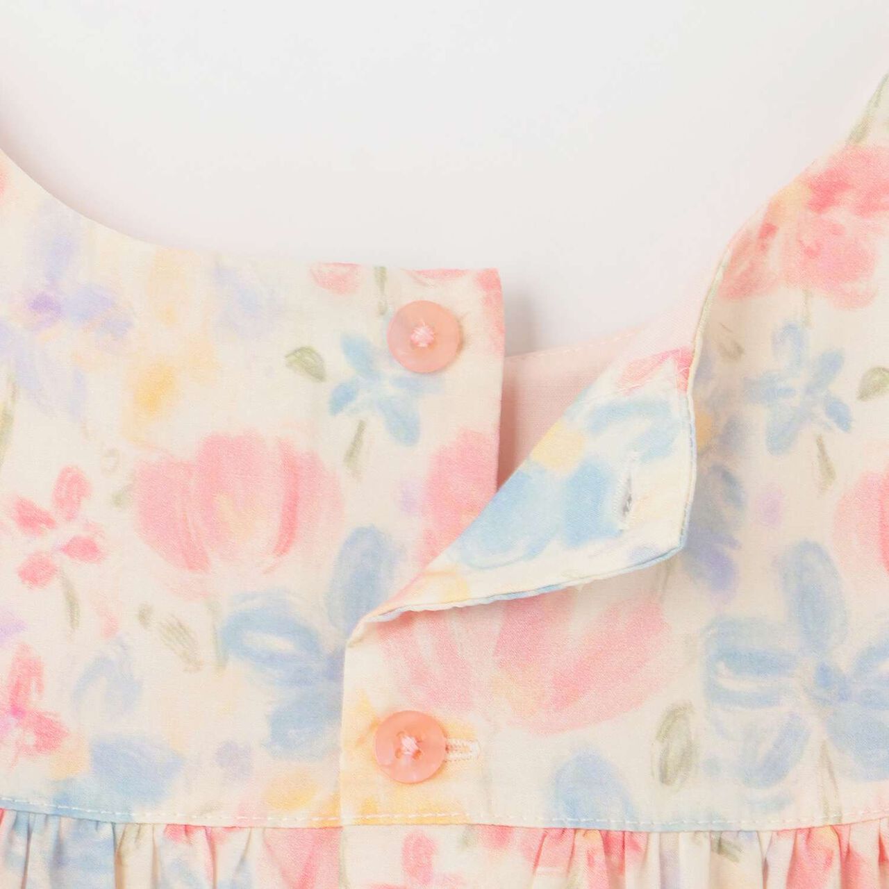 Milky Blossom Bodysuit Set,Blue, large image number 5