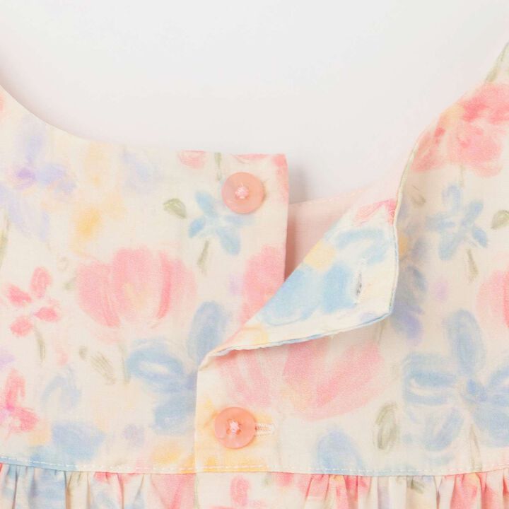 Milky Blossom Bodysuit Set,Blue, medium image number 5