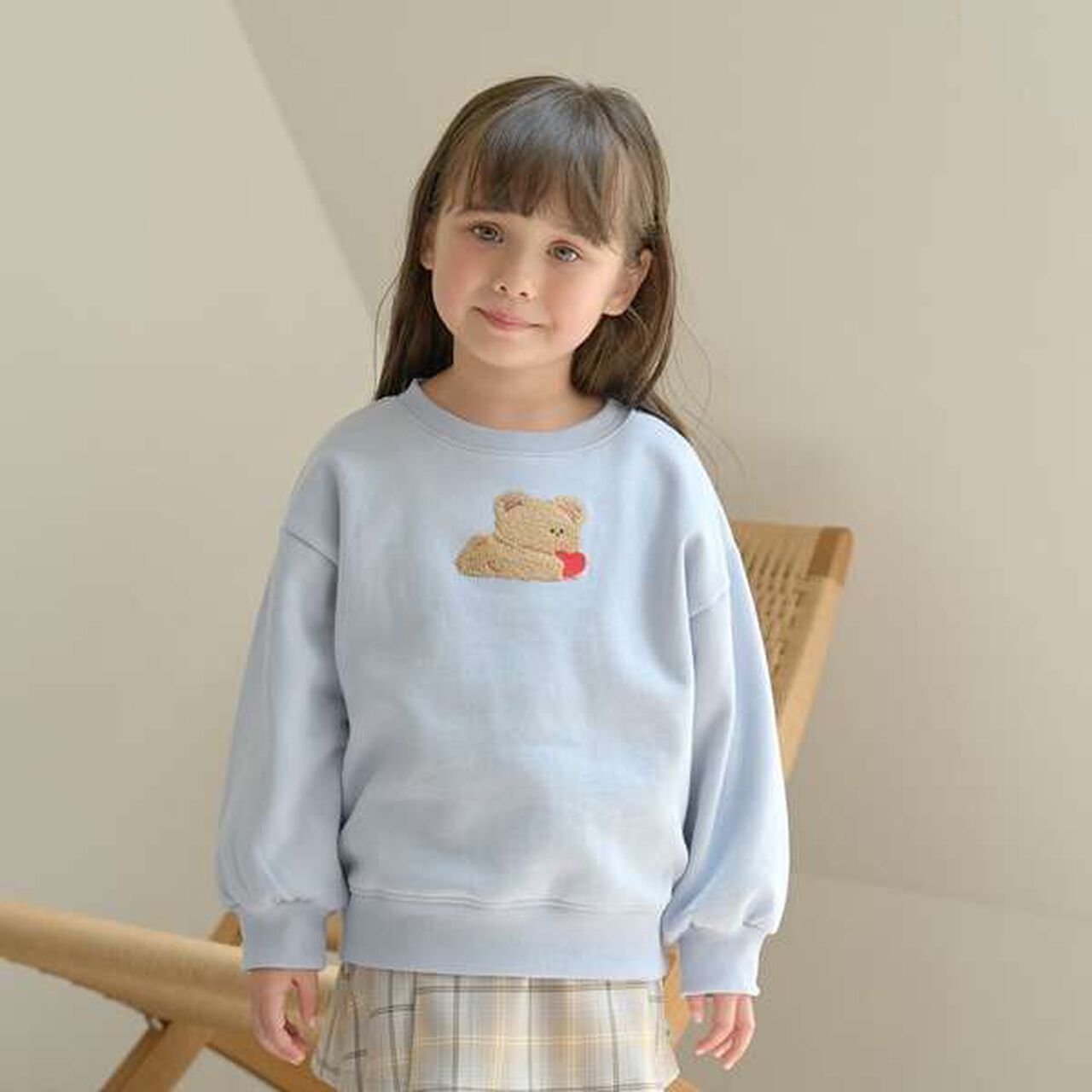 Pilling-Resistant Fleece Sweatshirt,Milky white, large image number 19