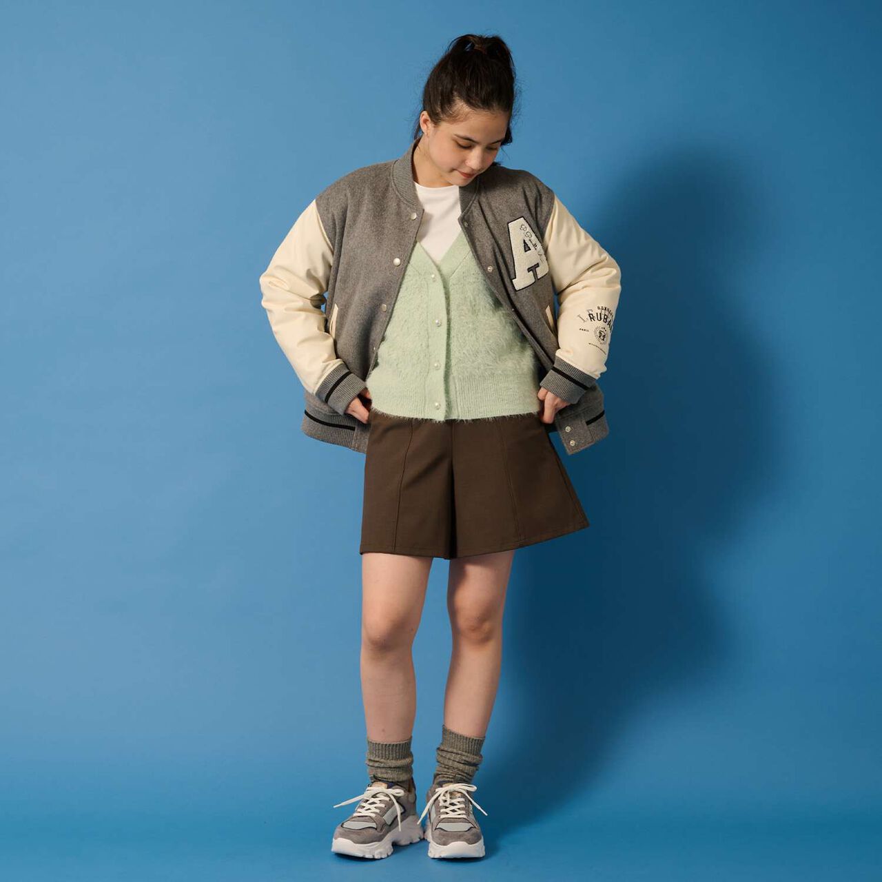 Lace Pocket Shorts[Available in 130cm],Brown, large image number 19