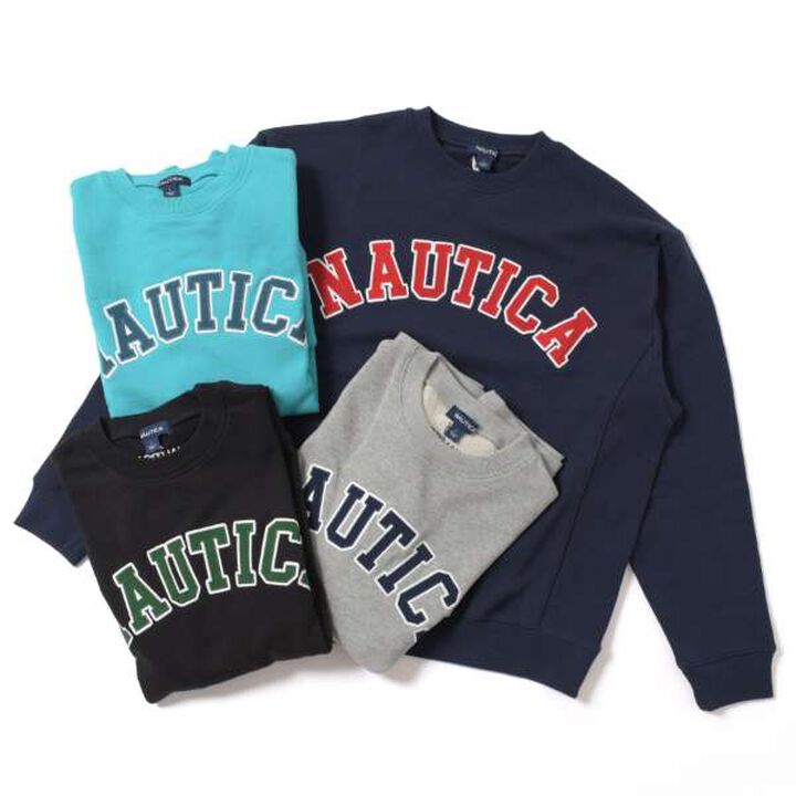Nautica Logo Sweatshirt,Black, medium image number 5