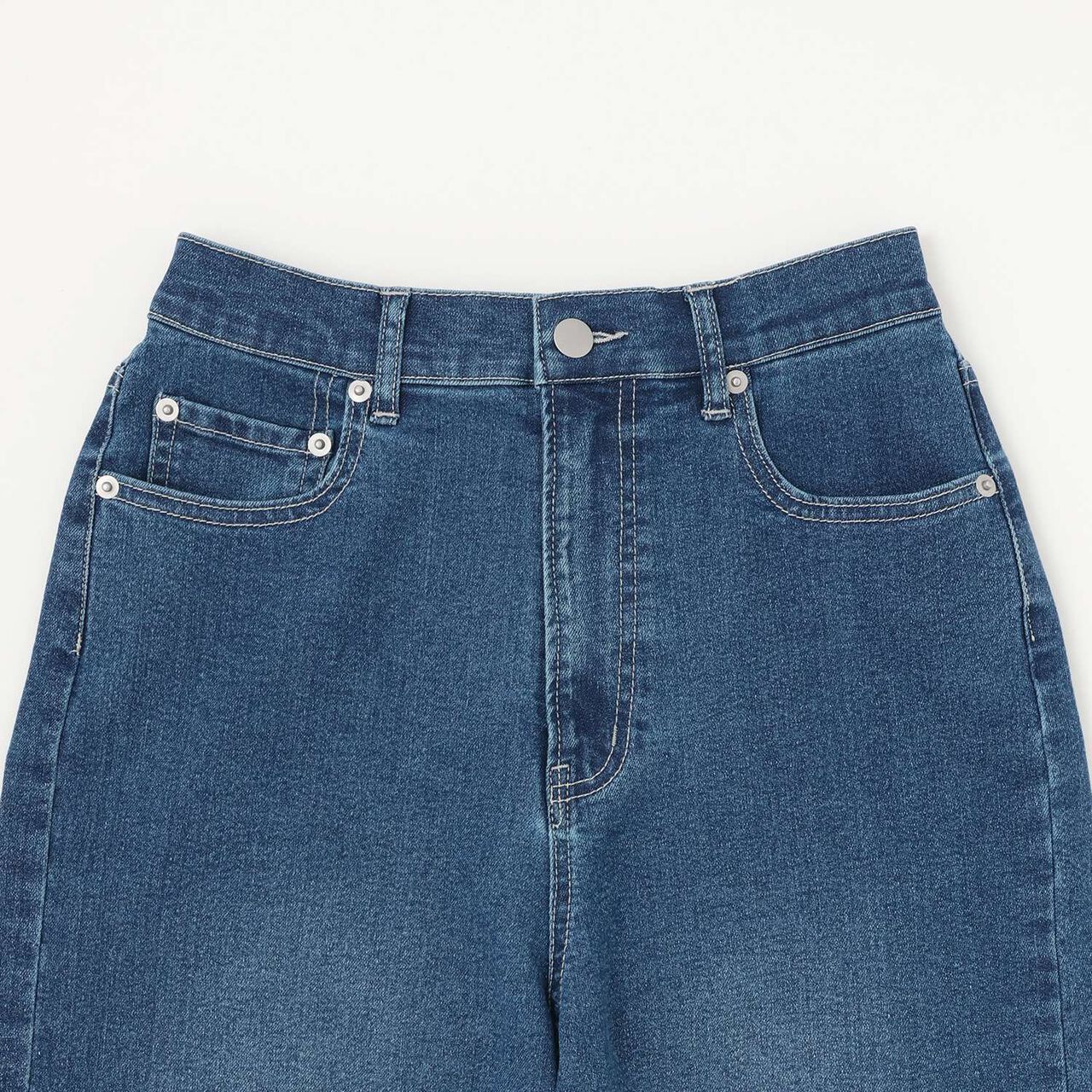 [Parent-Child Matching] Lace Denim Pants,Sax blue, large image number 2