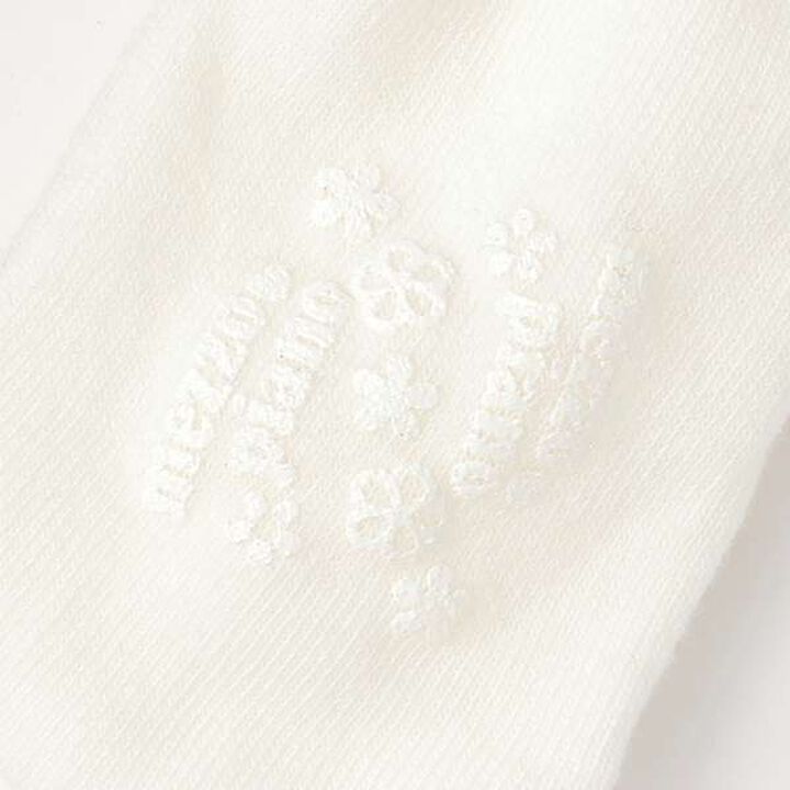 Side Frill Tights,Off white, medium image number 4