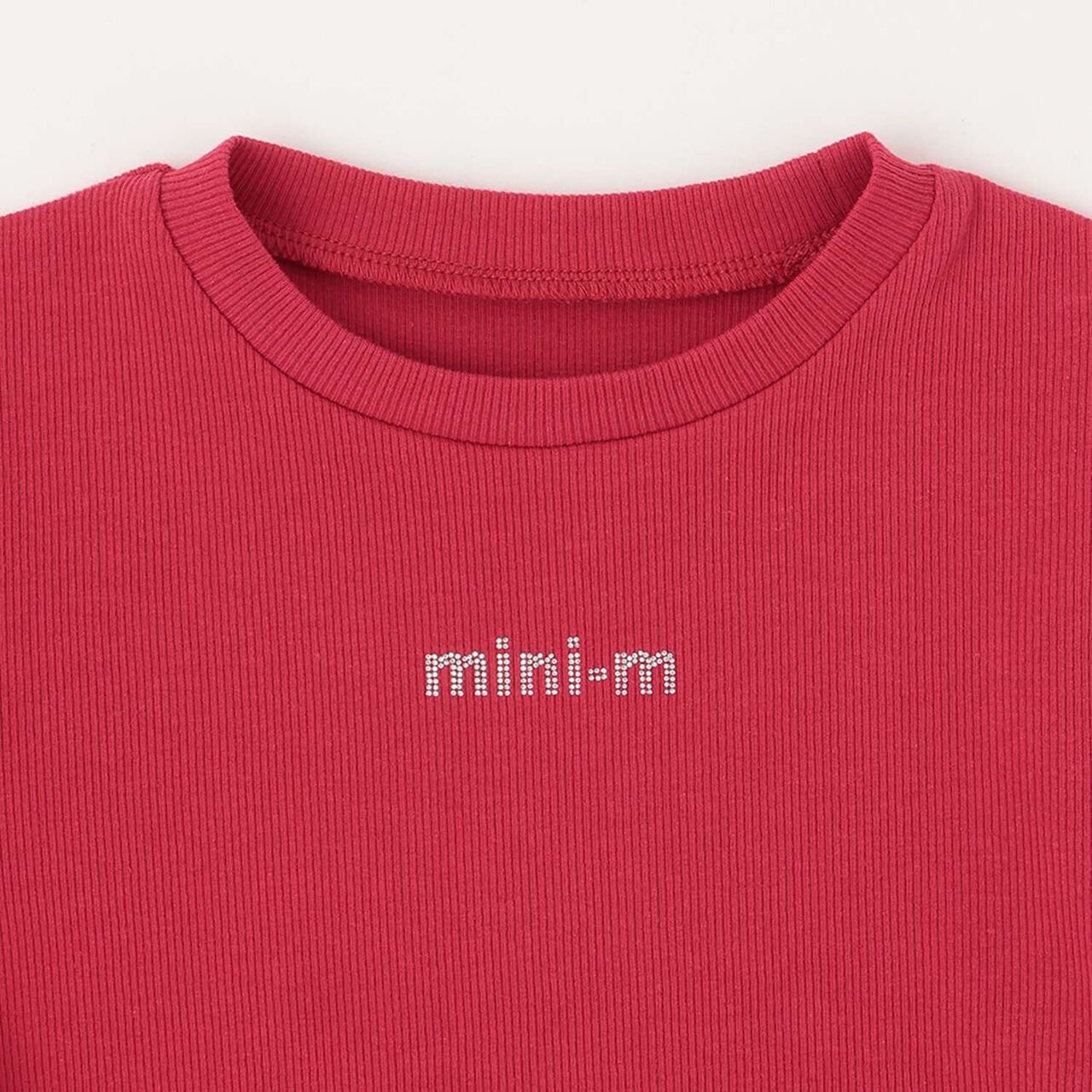 Sleek Plus Quick-Dry Ribbed Short-Sleeve Kids T-Shirt,Red, large image number 21