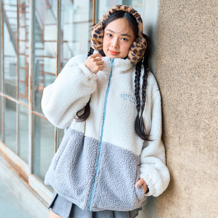 Reversible Boa Jacket,, medium