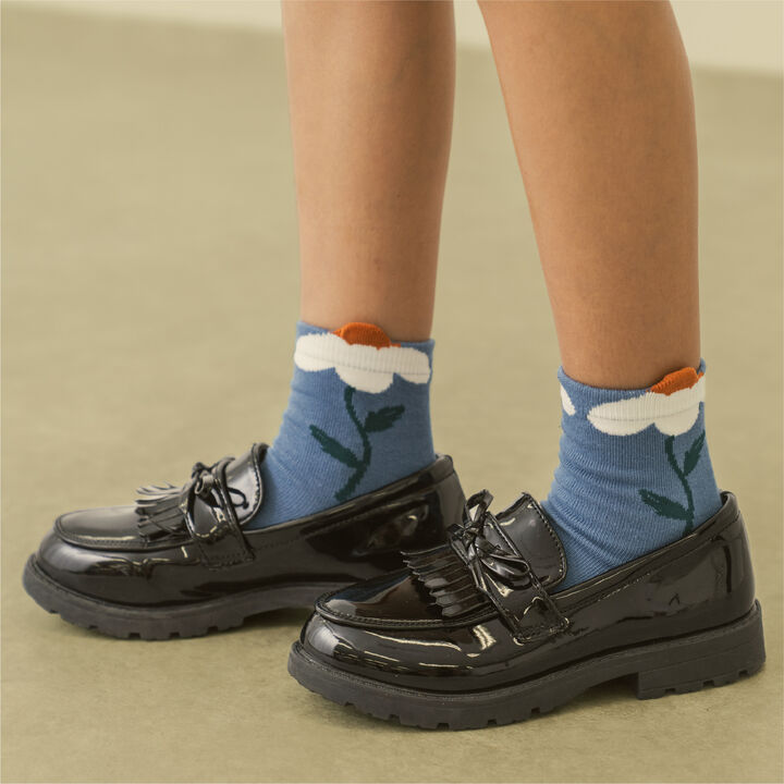 [D Select] Assorted Floral Pattern Socks,, medium