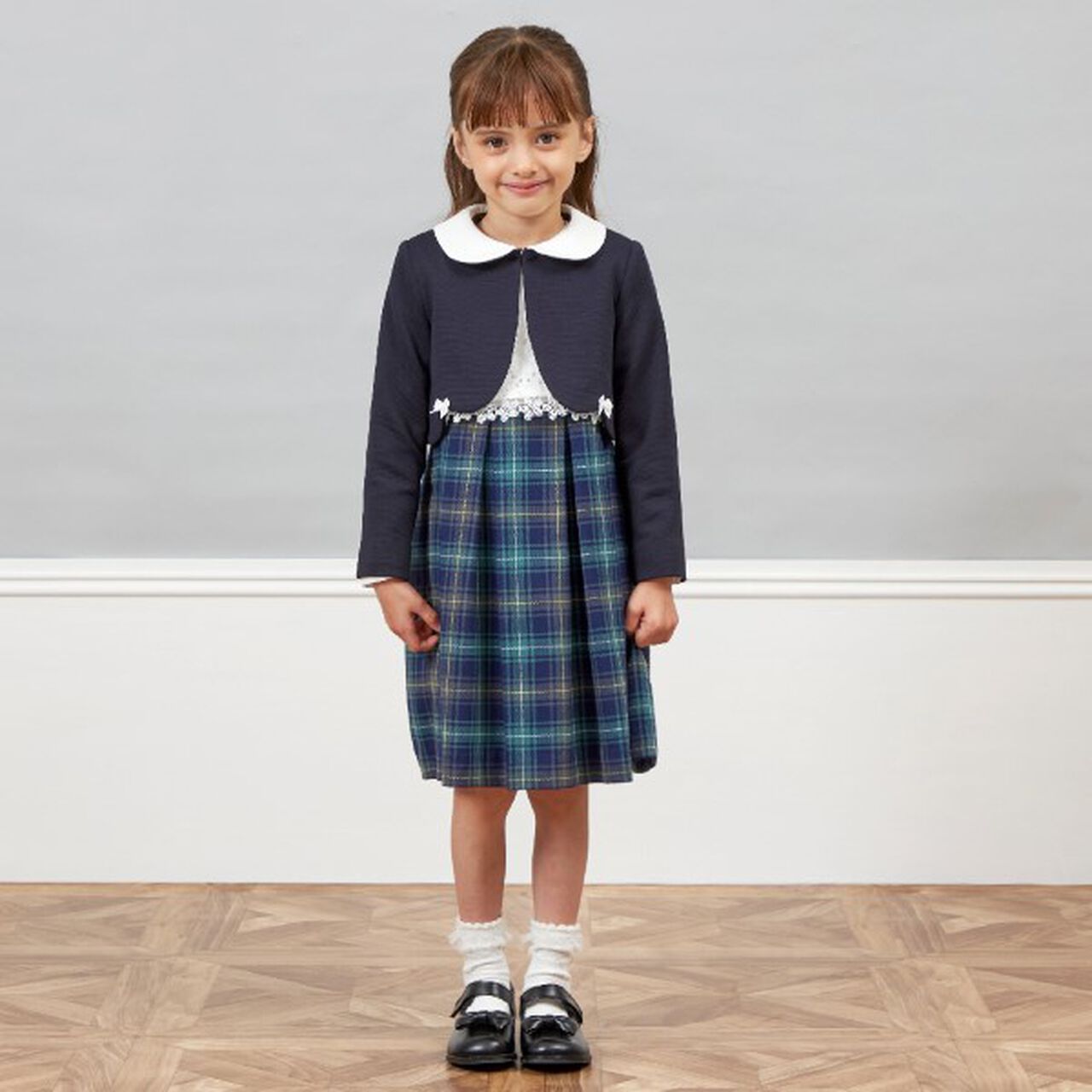 KP Scallop Trim Collar Blouse (110-130),, large image number 7