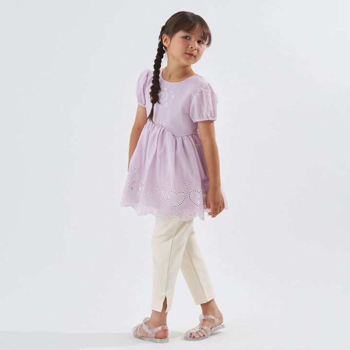 [100% Cotton] Cutwork Lace Tunic,Mint, medium image number 4
