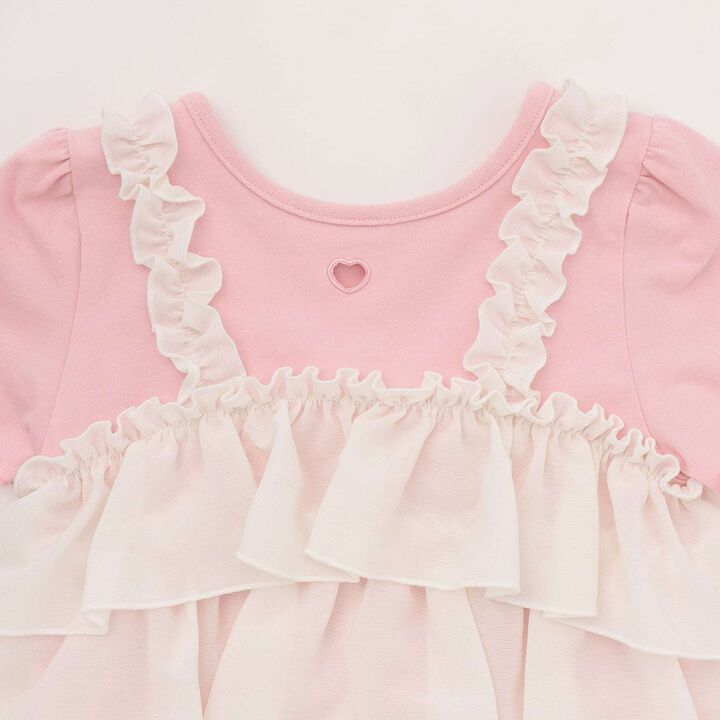 [Either Way Is Fine] UV Protection & Cool Touch Tiered Camisole Docking T-Shirt [Kids Girls],Mint, medium image number 11