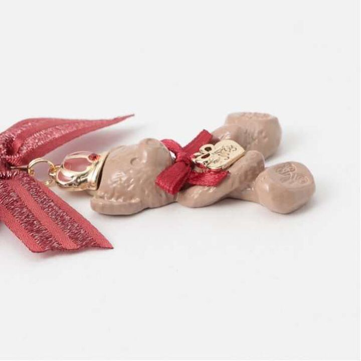 Bear Chocolate Key Charm,Light beige, medium image number 2