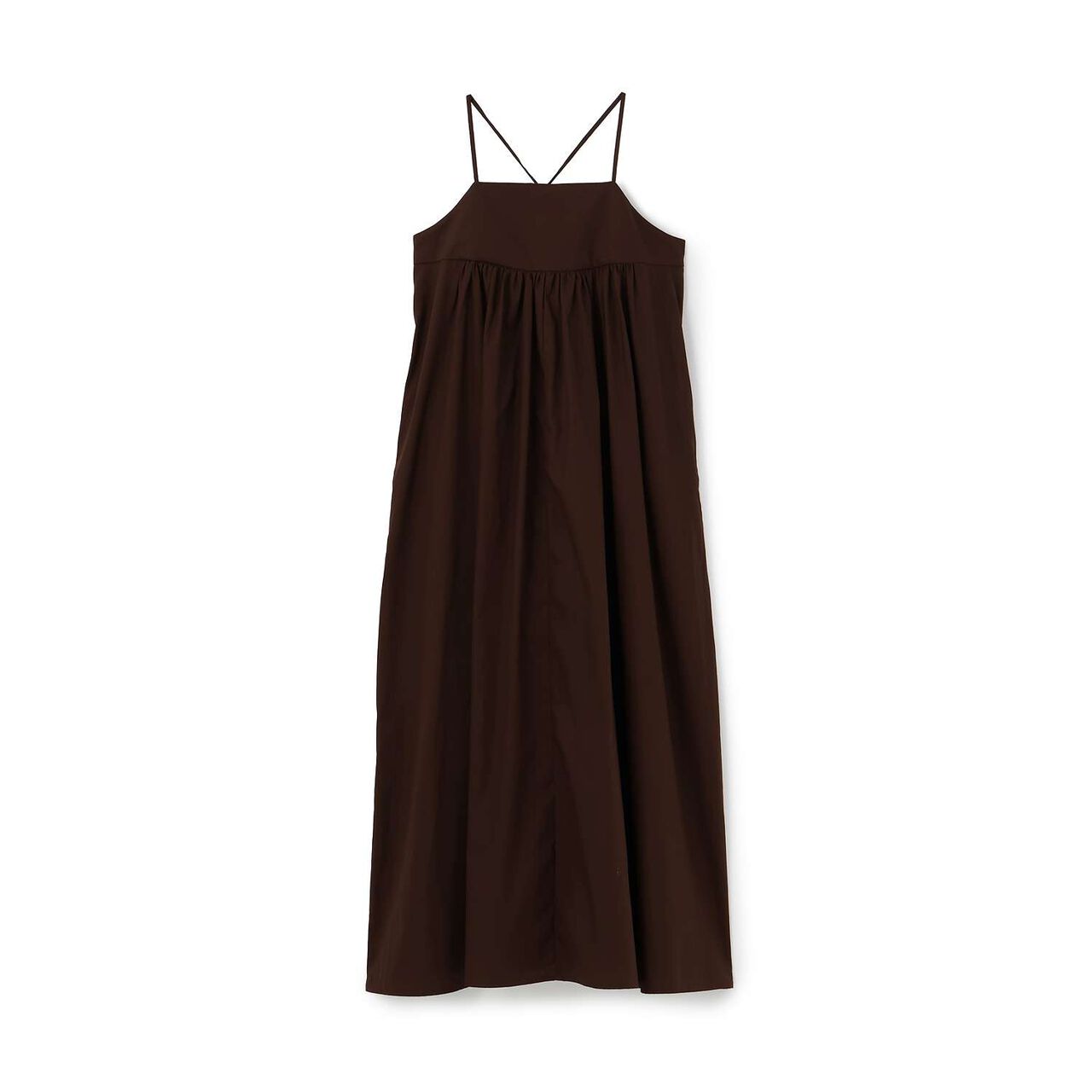 Camisole Dress,Brown, large image number 6
